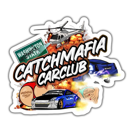 “CATCHMAFIA CARCLUB” STICKER