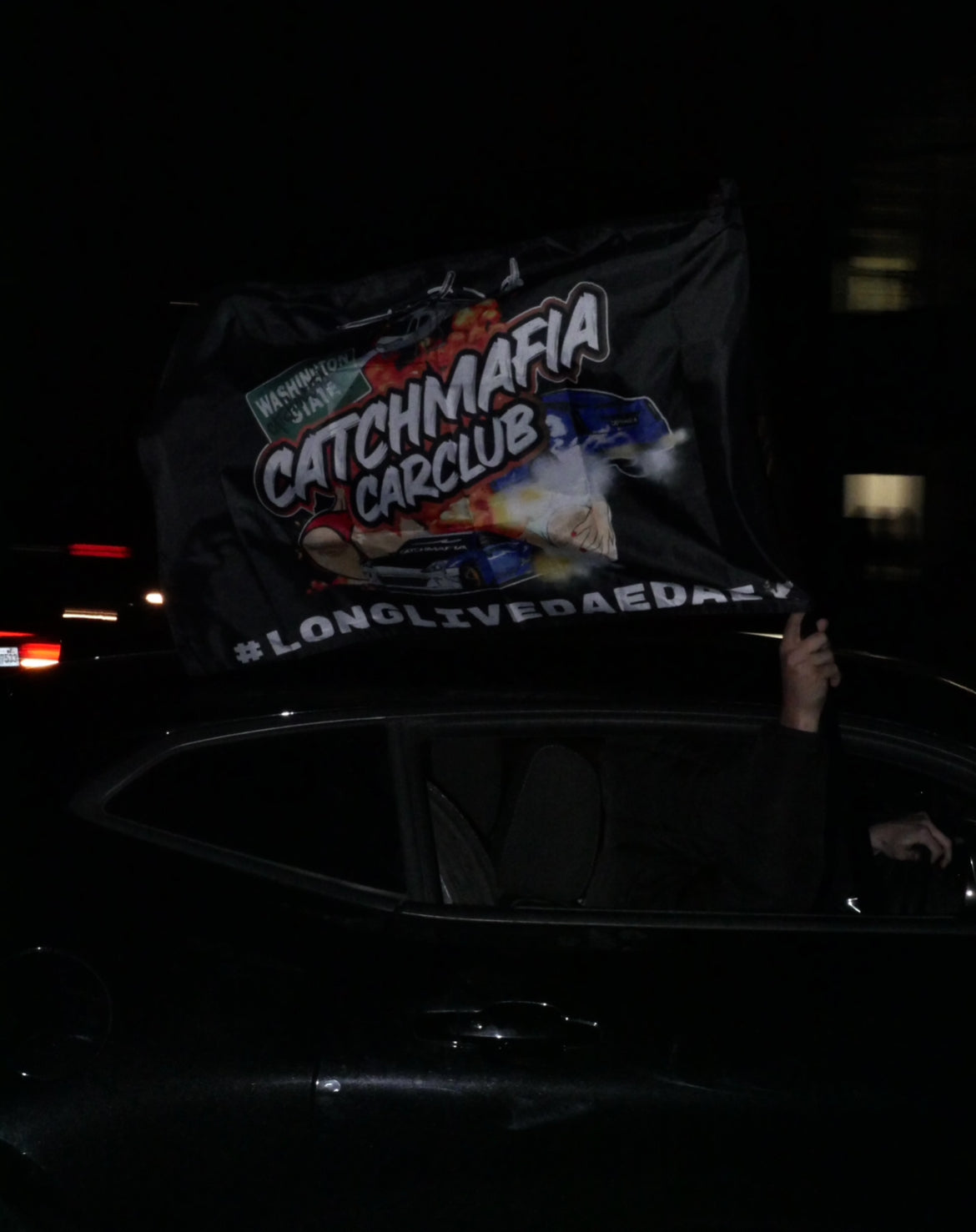 “CATCHMAFIA CARCLUB” FLAG